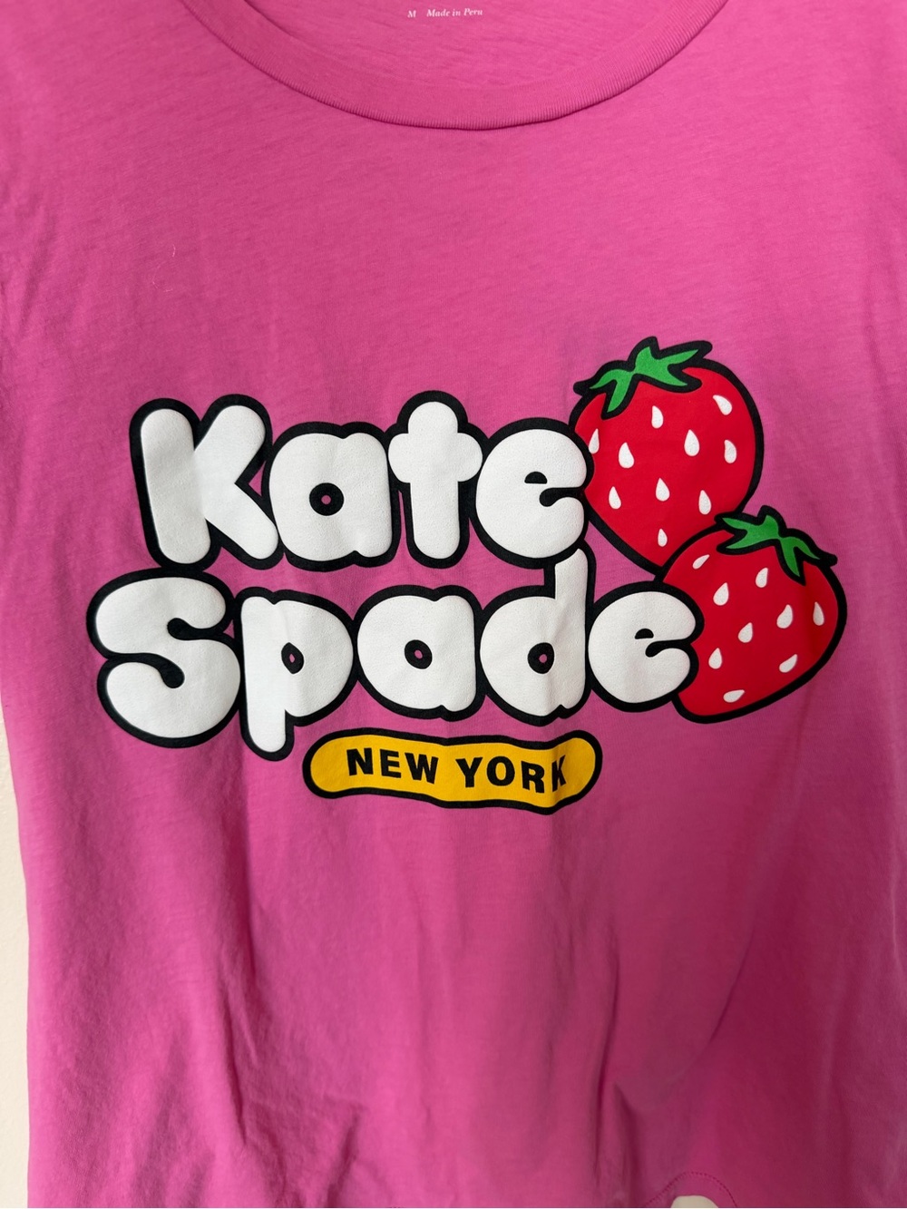 KATE SPADE Kate's Candy T-Shirt in Bubble Pink - Picture 2 of 4